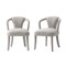 Manhattan Comfort Palmer Dining Armchair in Silver Lining, 2PK 2-DC088AR-SL - alternate 2